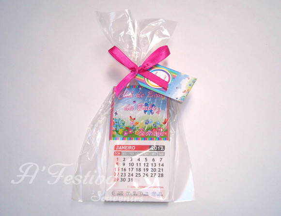 Calendário Personalizado Jardim Menina
