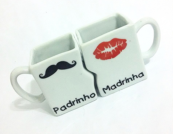 Caneca Madrinha e Padrinho