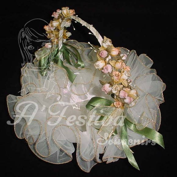 Cesta Florista Bordado