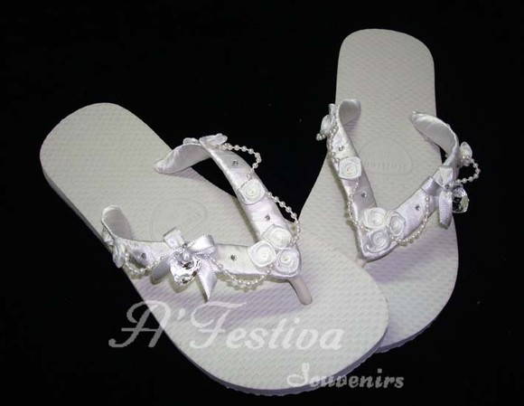 Chinelo coração