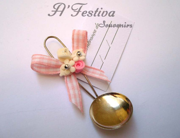 Concha Prateada com Imã (rosa)