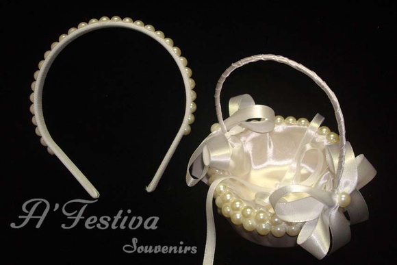 Conjunto Dama de Honra Flores de Pérolas