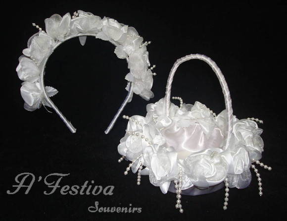 Conjunto Dama Flor Branco