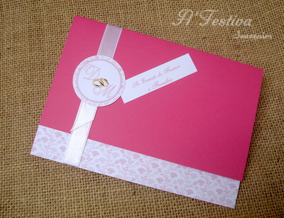 Convite Granada Floral Pink
