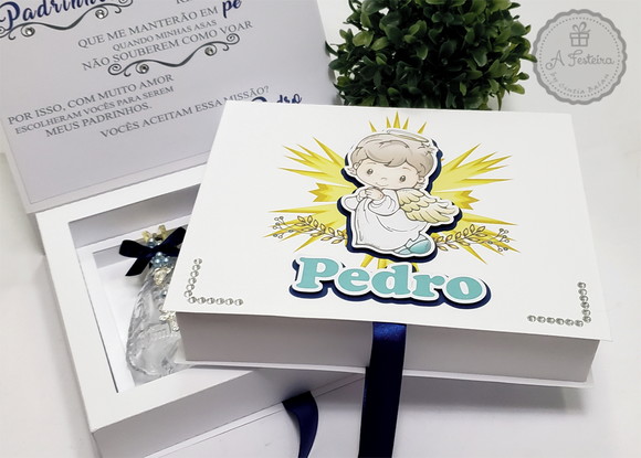 Convite Padrinhos Anjo - Imagem 2