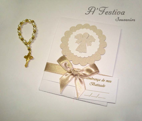 Envelope com Mini Terço