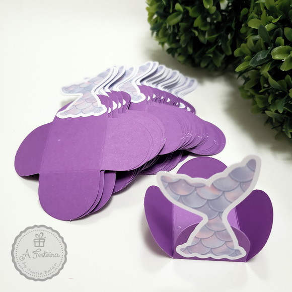 Forminha Sereia Calda Roxo