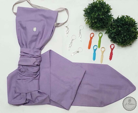 Kit Gravata Gigante + 50 Gravatinhas + 50 Sapatinhos