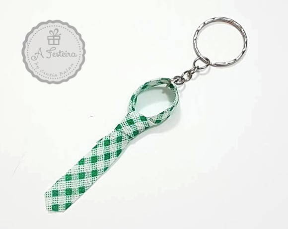 Mini Gravata Chaveiro