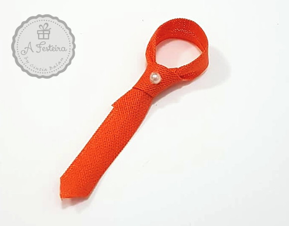 Mini Gravata com Pérola