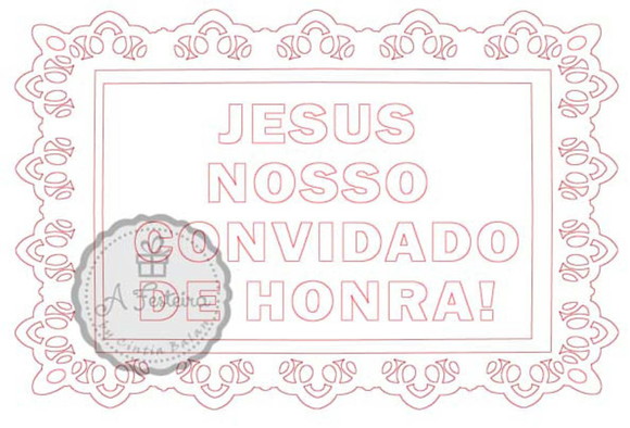 Pedido Personalizado Exclusivo Cliente - Placa Jesus