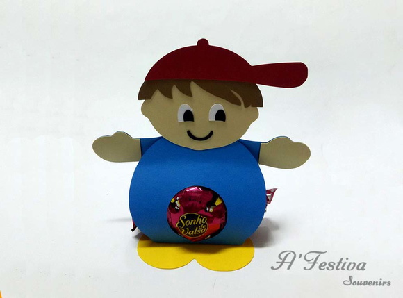 Porta Bombom Menino