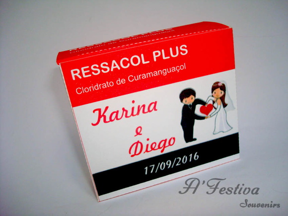 Ressacol Noivinhos Coração