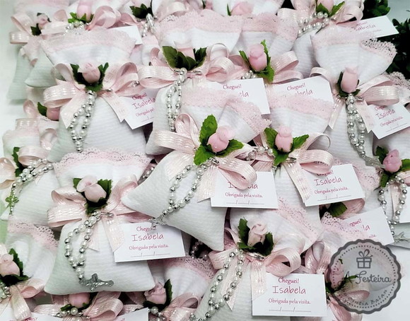 Sachê Perfumado Rosa com Tercinho - Imagem 3