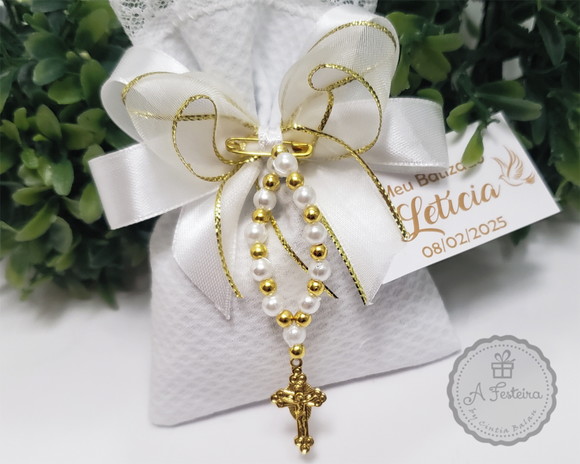 Saquinho Perfumado com Tercinho Dourado - Imagem 2