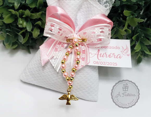 Saquinho Perfumado com Tercinho Rosa - Imagem 2