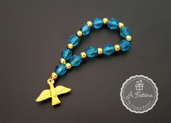 Tercinho Espírito Santo Cristal Azul
