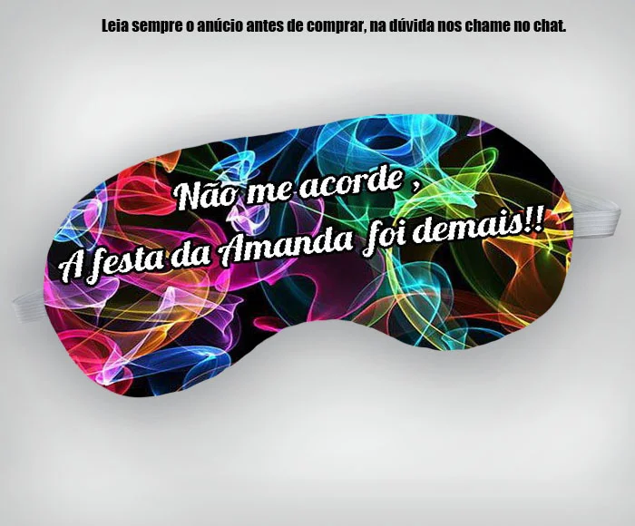 Mascara de Dormir Personalizada para lembrancinhas Debutante 15 Anos - Imagem 3