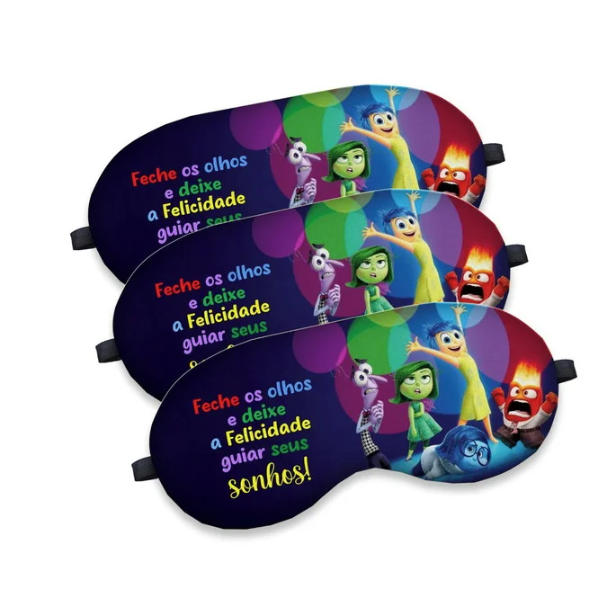 Mascara de Dormir Personalizada para lembrancinhas Divertidamente - Imagem 3