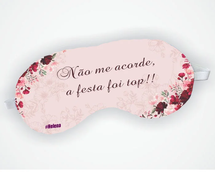 Mascara de Dormir Personalizada para lembrancinhas para festa - Imagem 1