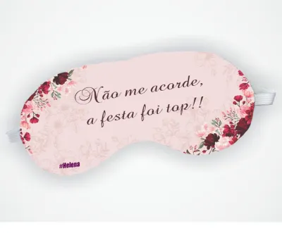 Mascara de Dormir Personalizada para lembrancinhas para festa