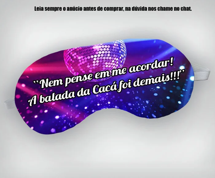 Mascara de Dormir Personalizada para lembrancinhas de aniversario - Imagem 3