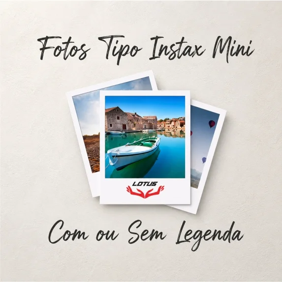 Fotos Tipo Instax Mini Personalizadas - Imagem 1