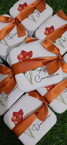 Porta Joia Personalizado Boho Chic Terracota Madrinhas Mães - Imagem 2