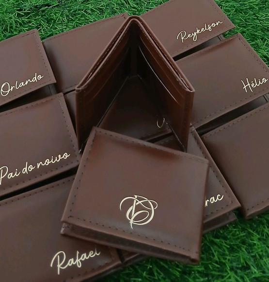 Carteira Masculina Personalizada Presente para Padrinhos - Imagem 3