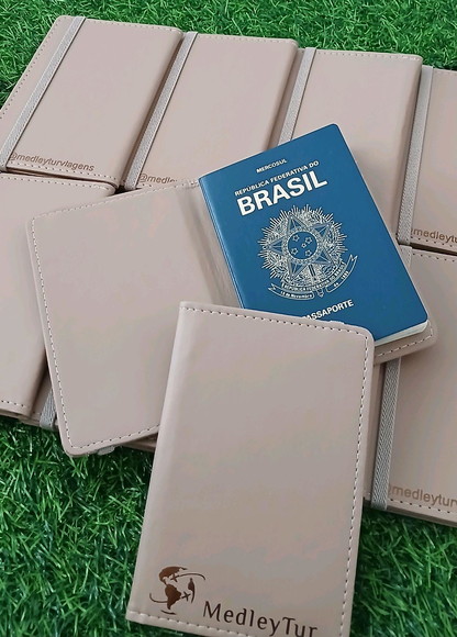 Porta Passaporte Personalizado Turismo Viagem - Imagem 2