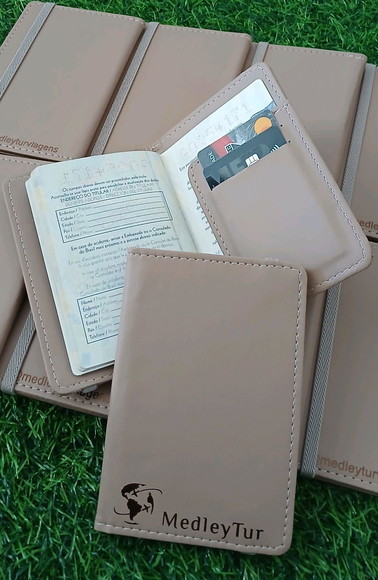 Porta Passaporte Personalizado Turismo Viagem - Imagem 3