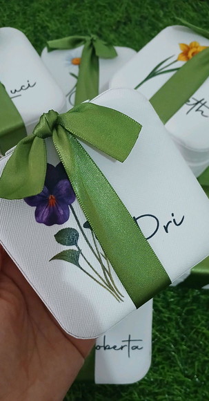 Porta Joia Personalizado Flores Madrinhas Mães Mulheres - Imagem 2