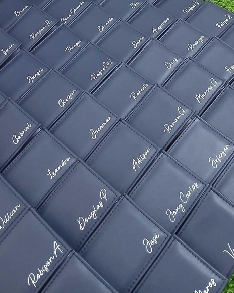 Carteira Masculina Personalizada com Nome Presente Elegante - Imagem 3