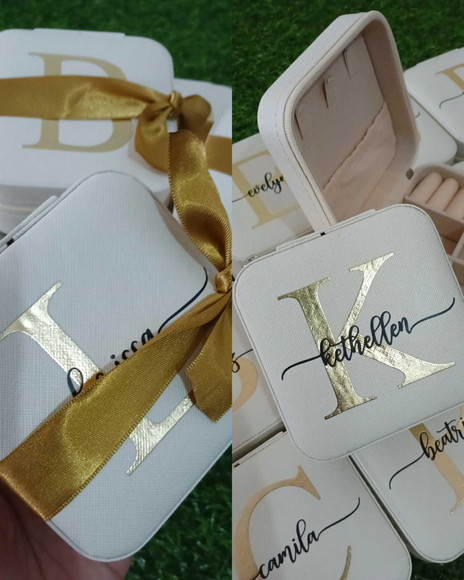 Porta Joia Personalizado Iniciais