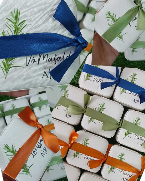 Porta Joia Personalizado com Nome e Alecrim - Imagem 5