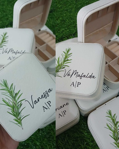 Porta Joia Personalizado com Nome e Alecrim - Imagem 2