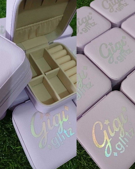 Porta Joias Lilás Lavanda Personalizado - Imagem 2
