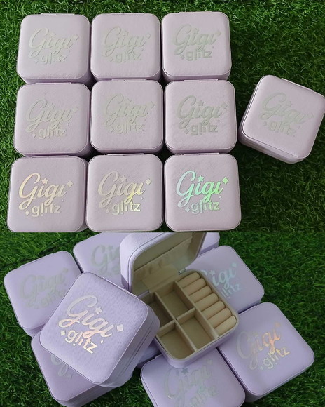 Porta Joias Lilás Lavanda Personalizado - Imagem 3