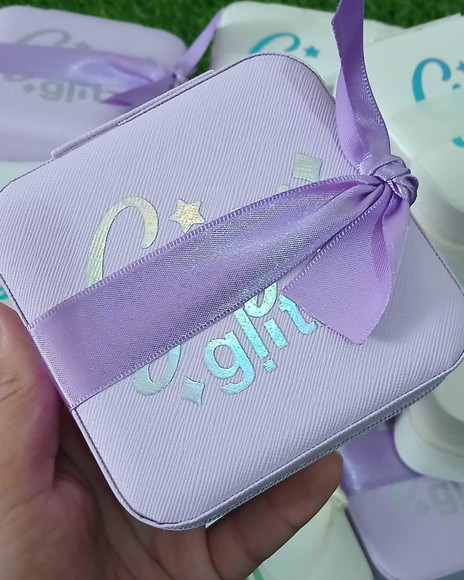Porta Joias Lilás Lavanda Personalizado