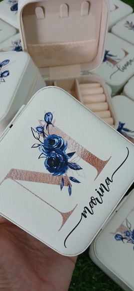 Porta Joias Personalizado com Inicial e Nome - Imagem 3