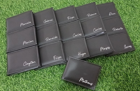 Carteira Personalizada Masculina Padrinhos Empresa - Imagem 3