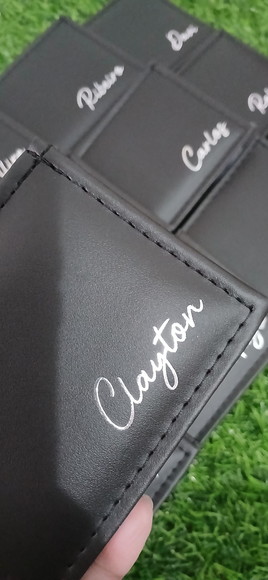 Carteira Personalizada Masculina Padrinhos Empresa - Imagem 2