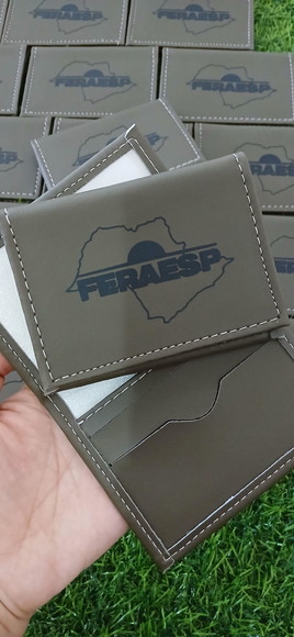 Carteira Porta Cartão Personalizado Brinde Homens Pais Padri
