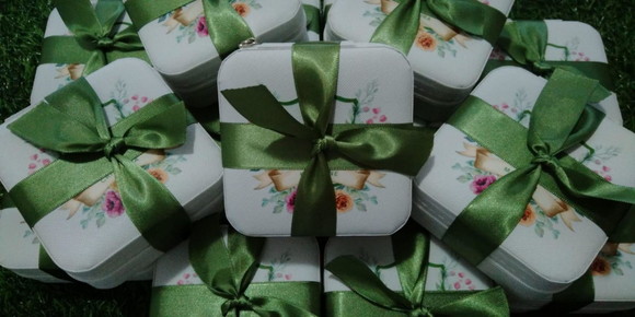 Porta Joia Personalizado Casamento 15 Anos Madrinhas Brindes - Imagem 3