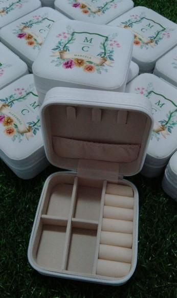 Porta Joia Personalizado Casamento 15 Anos Madrinhas Brindes - Imagem 2