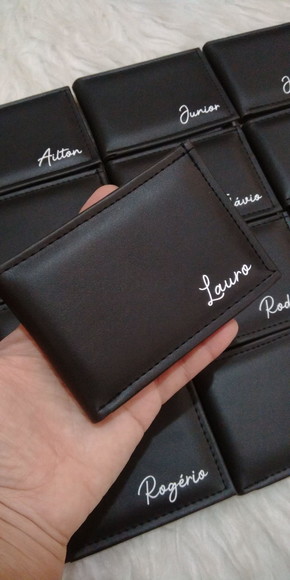 Carteira Personalizada Brinde Convite Lembra