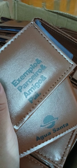 Carteira Personalizada Brinde Padrinhos Pais Corporativo - Imagem 3