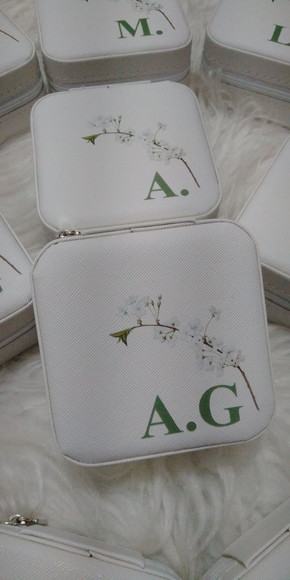 1 Porta Jóia Personalizado Madrinhas Casamento Brinde - Imagem 2