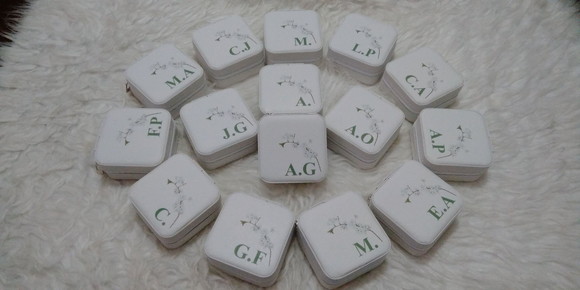 1 Porta Jóia Personalizado Madrinhas Casamento Brinde - Imagem 3