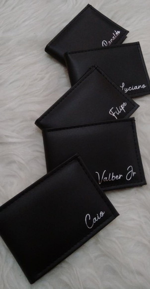 Carteira Personalizada Padrinhos Brindes